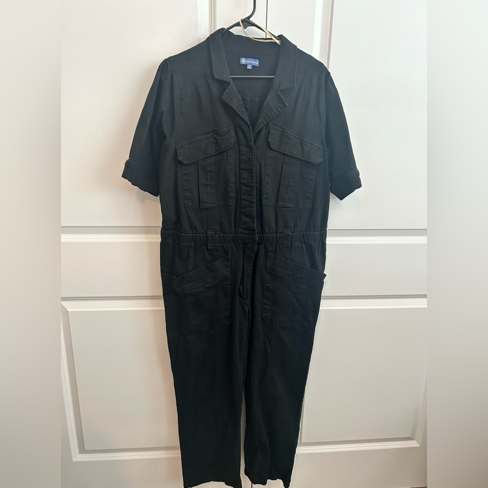 Democracy Black Utility Jumpsuit